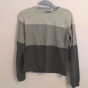 Grey Colorblock Shirt
